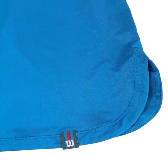 Wilson Blue White Gray Shelf Bra Tennis Dress - Picture 13 of 14